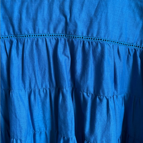 Blue Merlette Ruffle Top - Picture 2 of 3